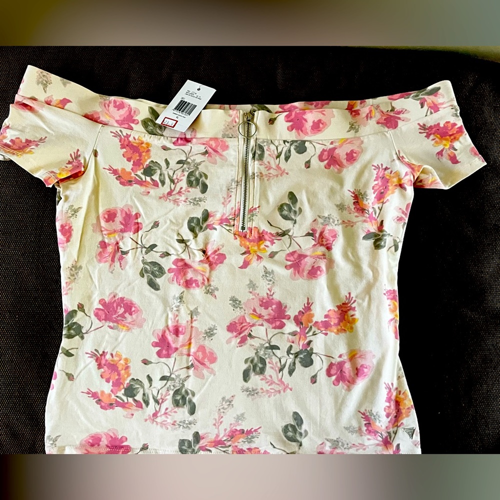 Guess off shoulders top
